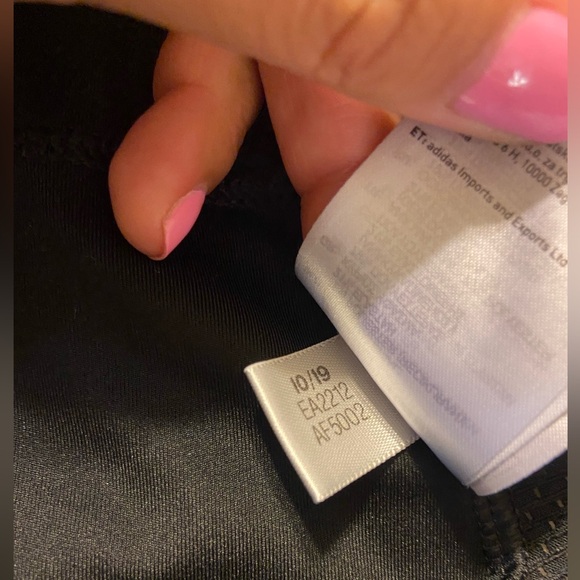 Adidas x Stella McCartney racer-back tank with mesh inserts on sides black L - Picture 11 of 15